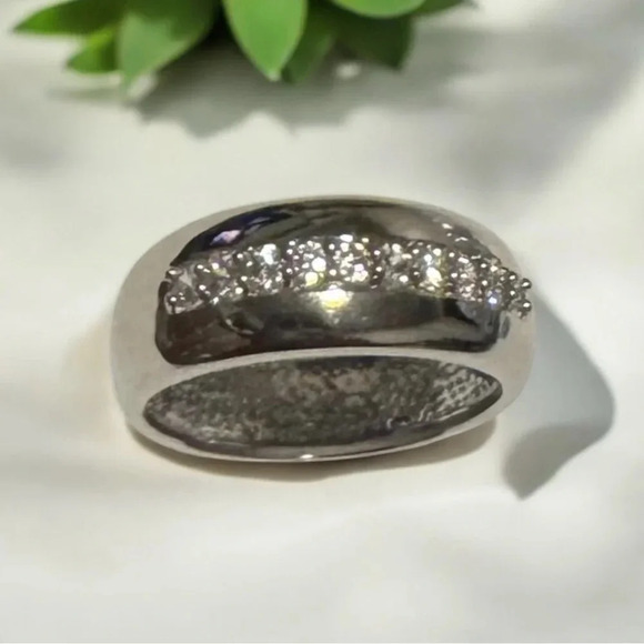 🇨🇦🆕Rhodium Ring - Picture 1 of 16
